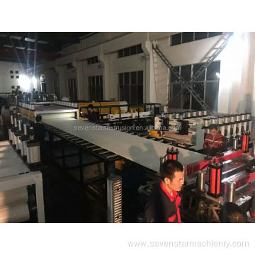 Plastic PP Foamed board Extruder Machine Production line